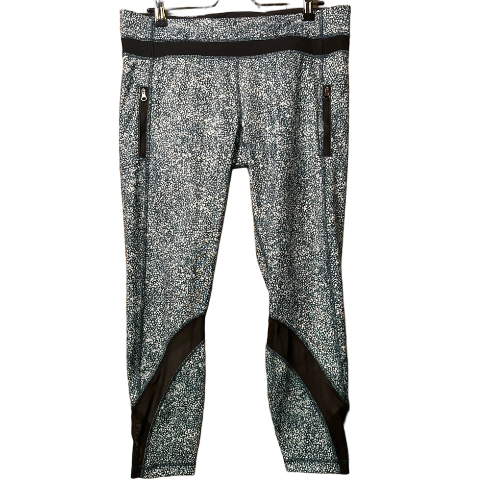Lululemon Inspire Tight II Blue and black Size 12